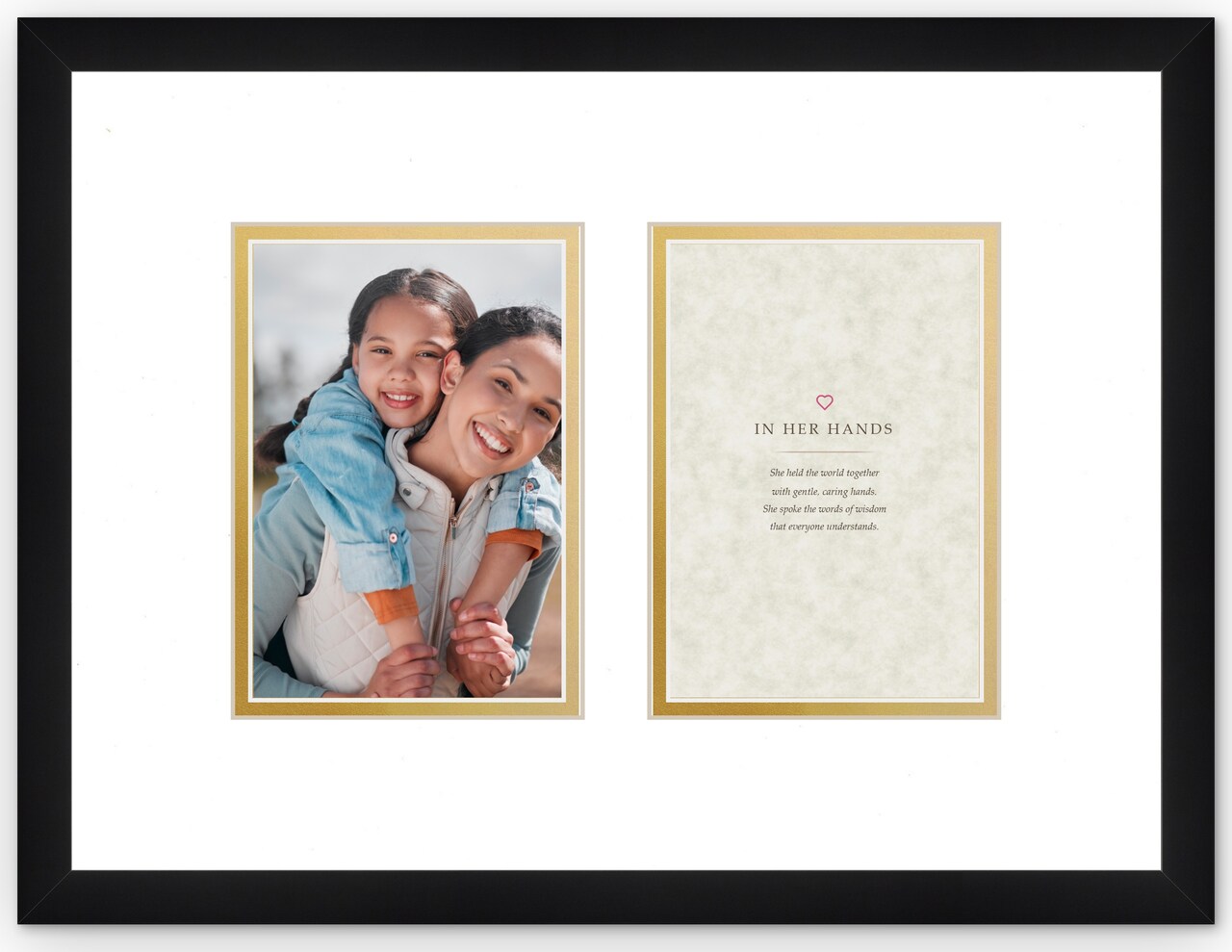 CustomPictureFrames.com Mother's Day Frame - Multiple Sizes Made in the USA